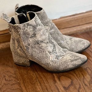 Snake skin boots!